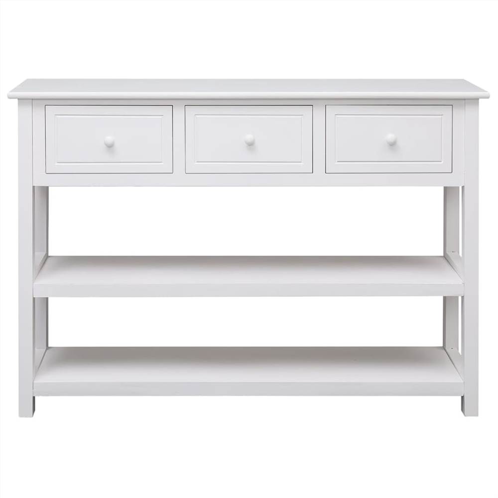 Sideboard White 108x30x76 cm Solid Wood Paulownia Sideboard White 108x30x76 Cm Solid Wood Paulownia -NEWTRAL Sales Shop Sideboard White 108x30x76 cm Solid Wood Paulownia 511895 1