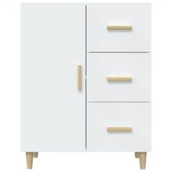 Sideboard White 69.5x34x90 Cm Engineered Wood 4 Sideboard White 69.5x34x90 Cm Engineered Wood -NEWTRAL Sales Shop Sideboard White 69 5x34x90 cm Engineered Wood 516199 4