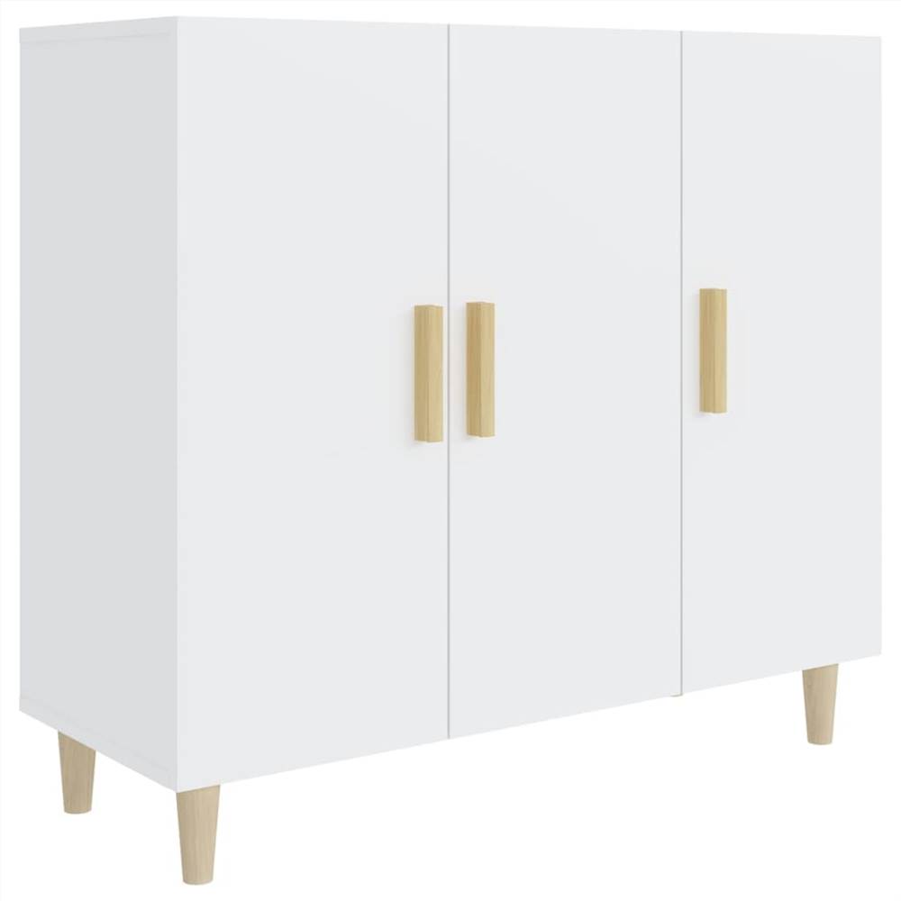 Sideboard White 90x34x80 cm Engineered Wood Sideboard White 90x34x80 Cm Engineered Wood -NEWTRAL Sales Shop Sideboard White 90x34x80 cm Engineered Wood 516053 1