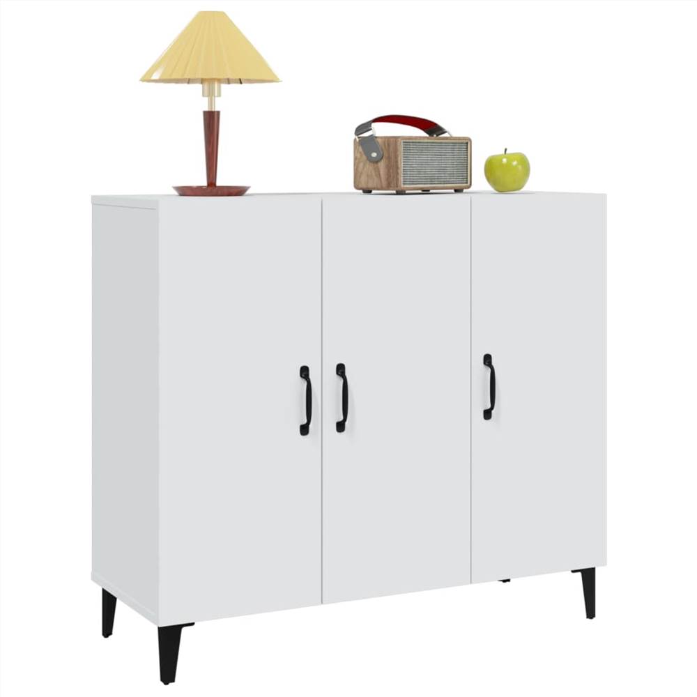 Sideboard White 90x34x80 cm Engineered Wood Sideboard White 90x34x80 Cm Engineered Wood -NEWTRAL Sales Shop Sideboard White 90x34x80 cm Engineered Wood 516054 3