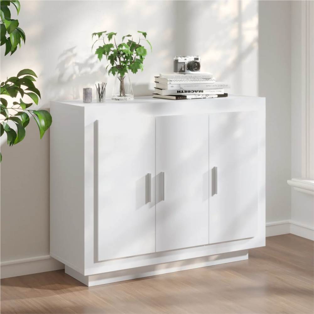 Sideboard White 92x35x75 cm Engineered Wood Sideboard White 92x35x75 Cm Engineered Wood -NEWTRAL Sales Shop Sideboard White 92x35x75 cm Engineered Wood 511737 0