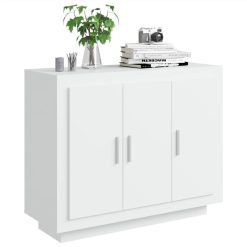 Sideboard White 92x35x75 Cm Engineered Wood