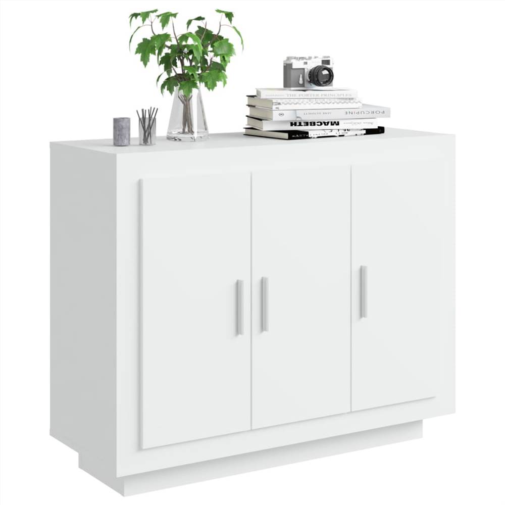 Sideboard White 92x35x75 cm Engineered Wood Sideboard White 92x35x75 Cm Engineered Wood -NEWTRAL Sales Shop Sideboard White 92x35x75 cm Engineered Wood 511737 3