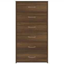 Sideboard With 6 Drawers Brown Oak 50x34x96 Cm Engineered Wood -NEWTRAL Sales Shop Sideboard with 6 Drawers Brown Oak 50x34x96 cm Engineered Wood 514185 4