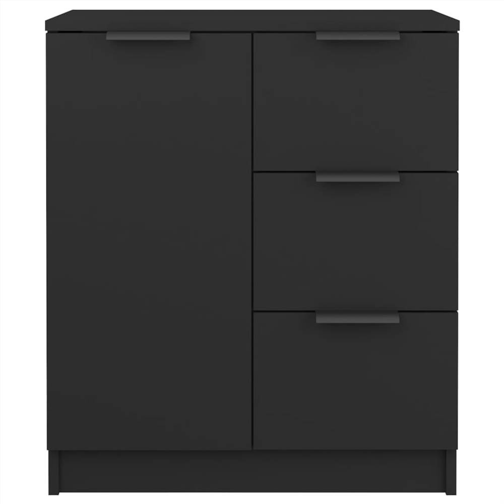 Sideboards 2 pcs Black 60x30x70 cm Engineered Wood Sideboards 2 Pcs Black 60x30x70 Cm Engineered Wood -NEWTRAL Sales Shop Sideboards 2 pcs Black 60x30x70 cm Engineered Wood 515670 5