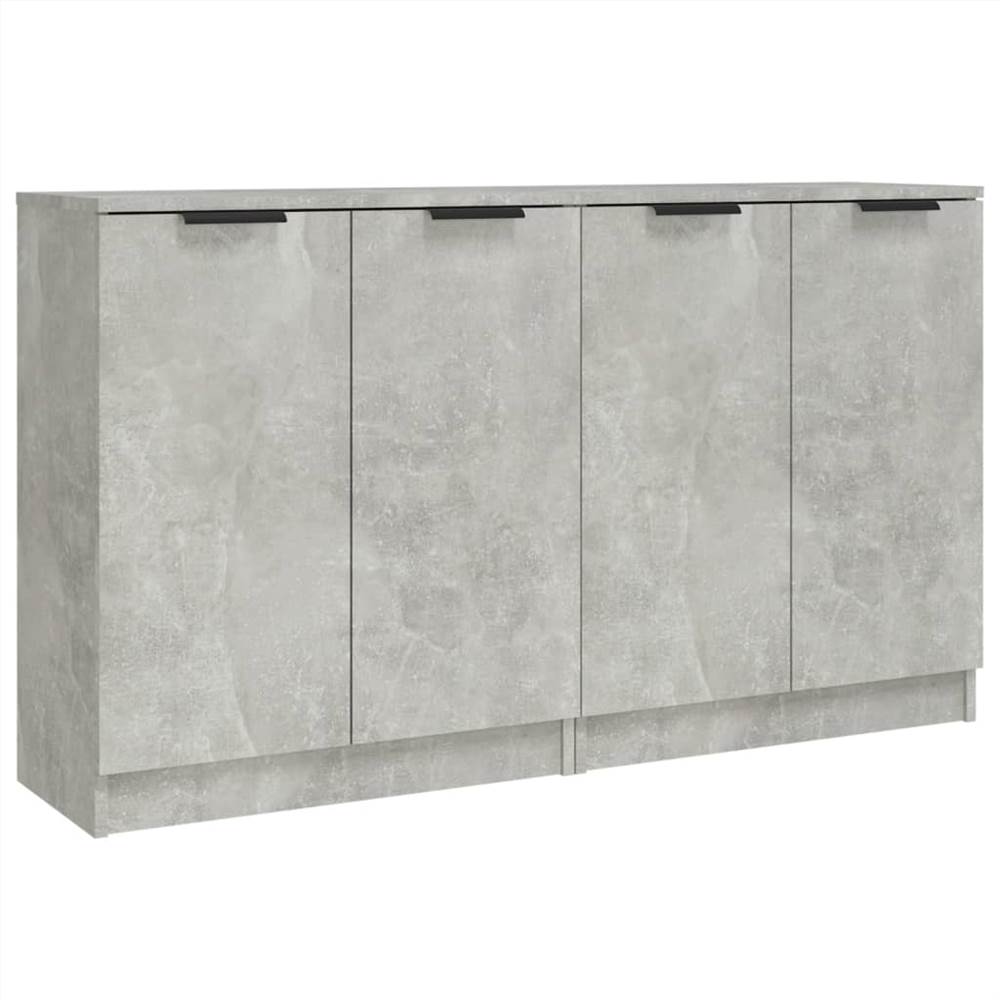 Sideboards 2 pcs Concrete Grey 60x30x70 cm Engineered Wood Sideboards 2 Pcs Concrete Grey 60x30x70 Cm Engineered Wood -NEWTRAL Sales Shop Sideboards 2 pcs Concrete Grey 60x30x70 cm Engineered Wood 514841 1