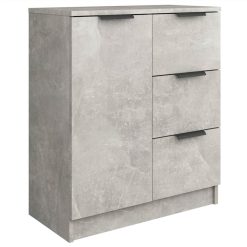 Sideboards 2 Pcs Concrete Grey 60x30x70 Cm Engineered Wood -NEWTRAL Sales Shop Sideboards 2 pcs Concrete Grey 60x30x70 cm Engineered Wood 515697 4