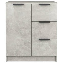 Sideboards 2 Pcs Concrete Grey 60x30x70 Cm Engineered Wood -NEWTRAL Sales Shop Sideboards 2 pcs Concrete Grey 60x30x70 cm Engineered Wood 515697 5