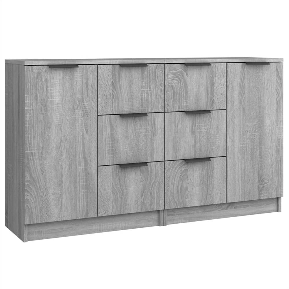 Sideboards 2 pcs Grey Sonoma 60x30x70 cm Engineered Wood Sideboards 2 Pcs Grey Sonoma 60x30x70 Cm Engineered Wood -NEWTRAL Sales Shop Sideboards 2 pcs Grey Sonoma 60x30x70 cm Engineered Wood 515675 1