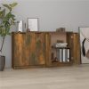 Sideboards 2 Pcs Smoked Oak 60x30x70 Cm Engineered Wood