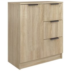 Sideboards 2 Pcs Sonoma Oak 60x30x70 Cm Engineered Wood -NEWTRAL Sales Shop Sideboards 2 pcs Sonoma Oak 60x30x70 cm Engineered Wood 515674 4
