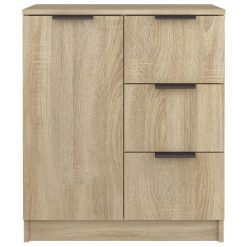 Sideboards 2 Pcs Sonoma Oak 60x30x70 Cm Engineered Wood -NEWTRAL Sales Shop Sideboards 2 pcs Sonoma Oak 60x30x70 cm Engineered Wood 515674 5