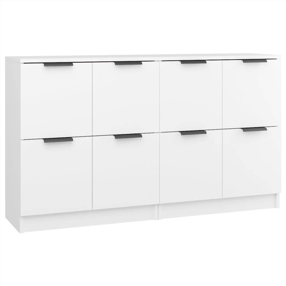 Sideboards 2 pcs White 60x30x70 cm Engineered Wood Sideboards 2 Pcs White 60x30x70 Cm Engineered Wood -NEWTRAL Sales Shop Sideboards 2 pcs White 60x30x70 cm Engineered Wood 515022 1