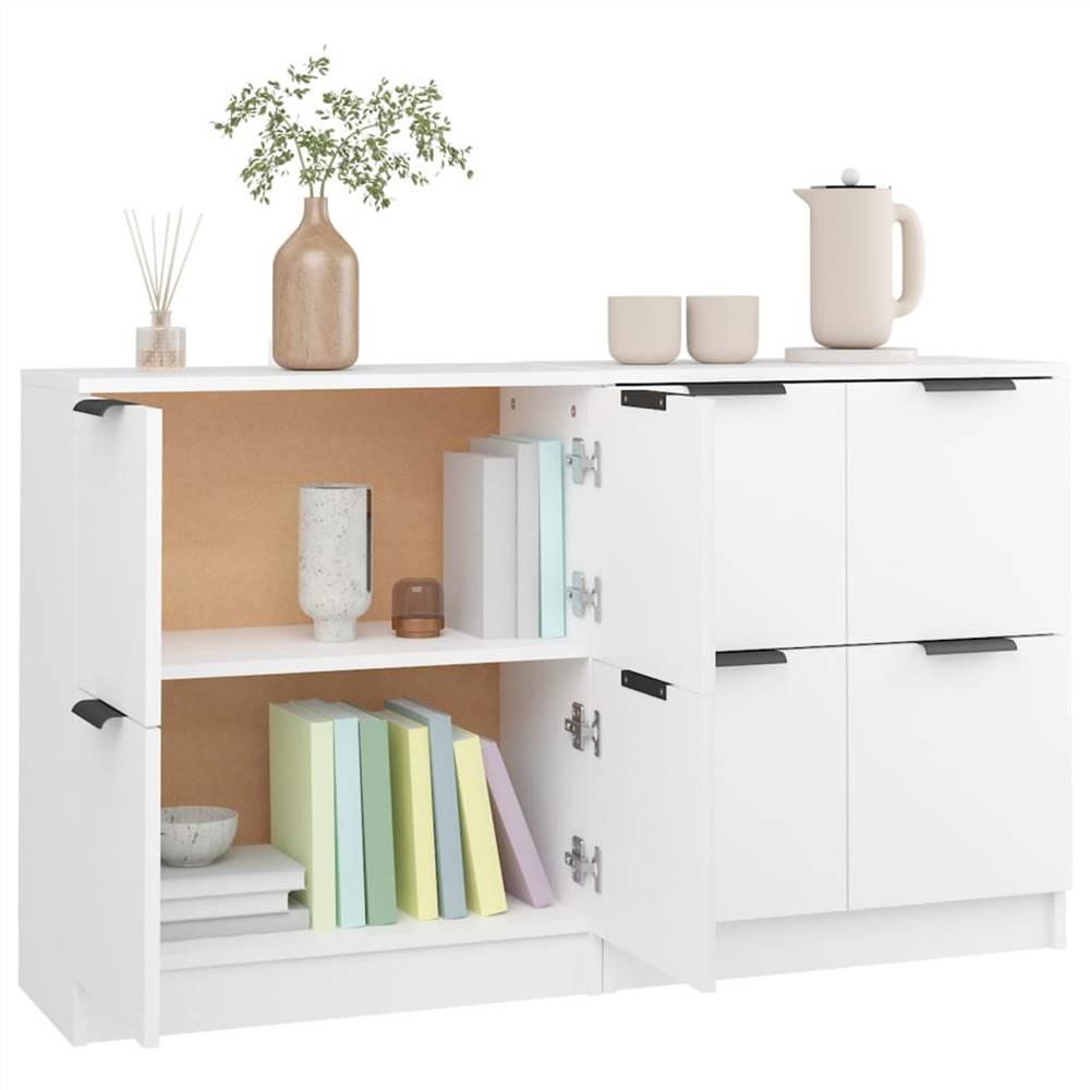 Sideboards 2 pcs White 60x30x70 cm Engineered Wood Sideboards 2 Pcs White 60x30x70 Cm Engineered Wood -NEWTRAL Sales Shop Sideboards 2 pcs White 60x30x70 cm Engineered Wood 515022 5