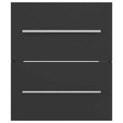 Sink Cabinet With Built-in Basin Grey Chipboard -NEWTRAL Sales Shop Sink Cabinet with Built in Basin Grey Chipboard 504254 3