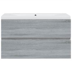 Sink Cabinet With Built-in Basin Grey Sonoma Engineered Wood -NEWTRAL Sales Shop Sink Cabinet with Built in Basin Grey Sonoma Engineered Wood 515676 2