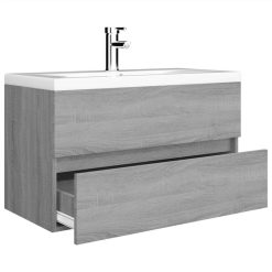 Sink Cabinet With Built-in Basin Grey Sonoma Engineered Wood -NEWTRAL Sales Shop Sink Cabinet with Built in Basin Grey Sonoma Engineered Wood 515713 3