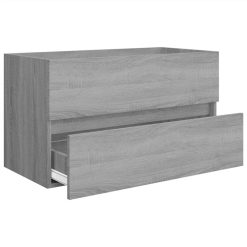 Sink Cabinet With Built-in Basin Grey Sonoma Engineered Wood -NEWTRAL Sales Shop Sink Cabinet with Built in Basin Grey Sonoma Engineered Wood 515713 5