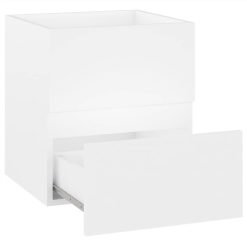 Sink Cabinet With Built-in Basin White Chipboard -NEWTRAL Sales Shop Sink Cabinet with Built in Basin White Chipboard 463139 5