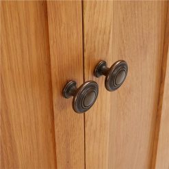 Storage Cabinet 50x22x110 Cm Solid Oak Wood -NEWTRAL Sales Shop Storage Cabinet 50x22x110 cm Solid Oak Wood 495330 2