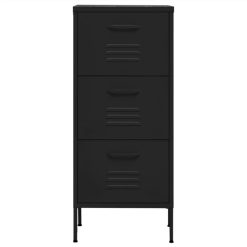 Storage Cabinet Black 42.5x35x101.5 Cm Steel -NEWTRAL Sales Shop Storage Cabinet Black 42 5x35x101 5 cm Steel 496492 3