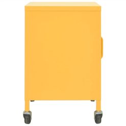 Storage Cabinet Mustard Yellow 60x35x49 Cm Steel -NEWTRAL Sales Shop Storage Cabinet Mustard Yellow 60x35x49 cm Steel 499158 4