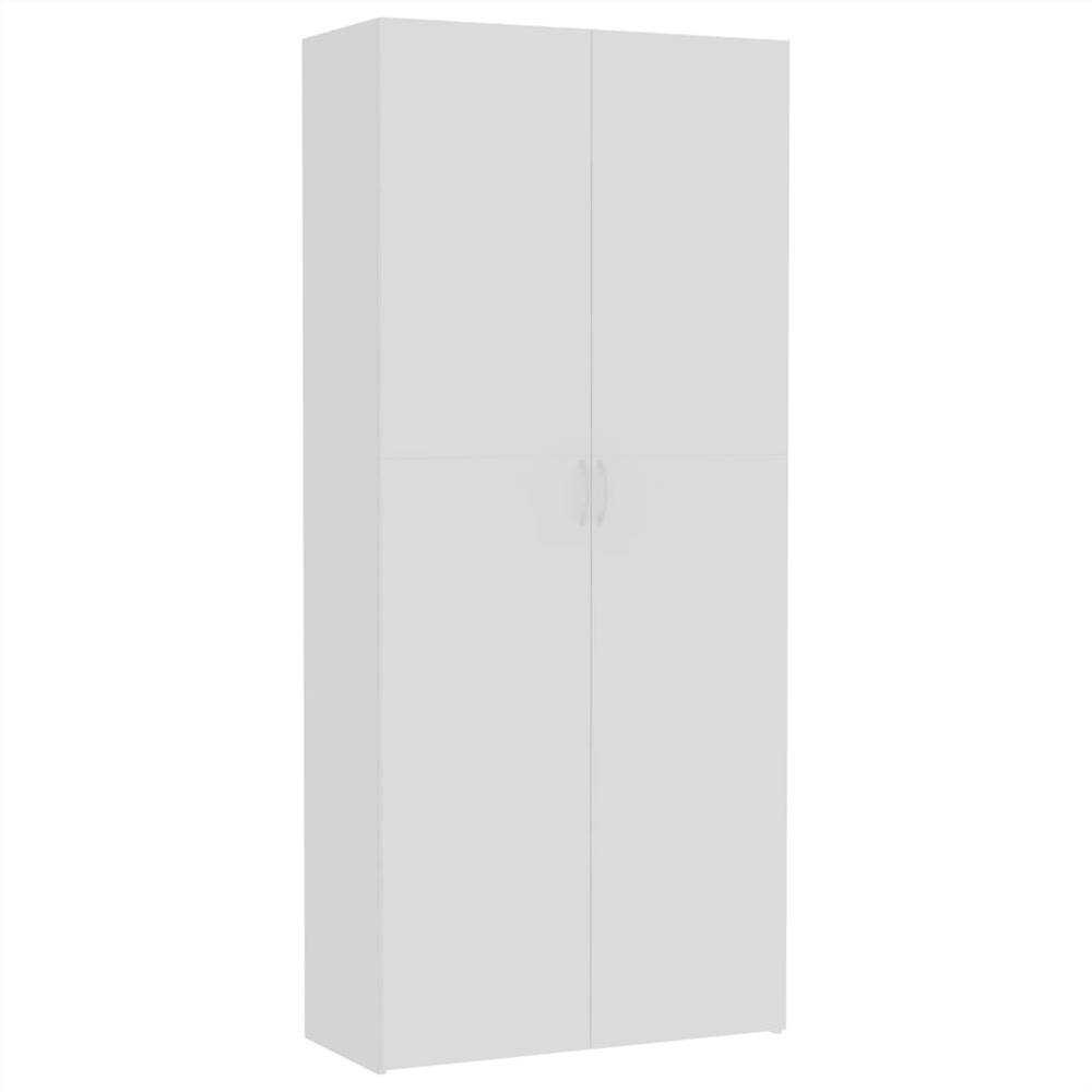 Storage Cabinet White 80x35.5x180 cm Chipboard Storage Cabinet White 80x35.5x180 Cm Chipboard -NEWTRAL Sales Shop Storage Cabinet White 80x35 5x180 cm Chipboard 441972 1