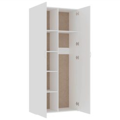 Storage Cabinet White 80x35.5x180 Cm Chipboard 3 Storage Cabinet White 80x35.5x180 Cm Chipboard -NEWTRAL Sales Shop Storage Cabinet White 80x35 5x180 cm Chipboard 441972 3