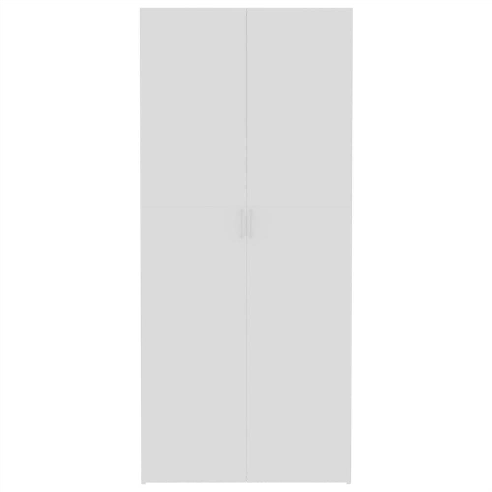 Storage Cabinet White 80x35.5x180 cm Chipboard Storage Cabinet White 80x35.5x180 Cm Chipboard -NEWTRAL Sales Shop Storage Cabinet White 80x35 5x180 cm Chipboard 441972 4