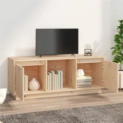 TV Cabinet 110.5x35x44 Cm Solid Wood Pine 8 TV Cabinet 110.5x35x44 Cm Solid Wood Pine -NEWTRAL Sales Shop TV Cabinet 110 5x35x44 cm Solid Wood Pine 514334 2
