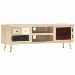 TV Cabinet 120x30x40 Cm Solid Mango Wood