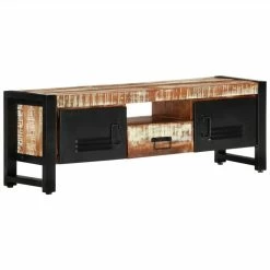TV Cabinet 120x30x40 Cm Solid Wood Reclaimed