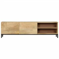 TV Cabinet 145x30x41 Cm Solid Mango Wood 9 TV Cabinet 145x30x41 Cm Solid Mango Wood -NEWTRAL Sales Shop TV Cabinet 145x30x41 cm Solid Mango Wood 443832 3