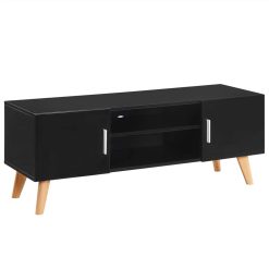 TV Cabinet Black 120x40x46 Cm MDF