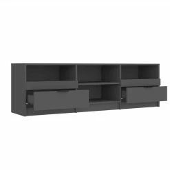 TV Cabinet Black 150x33.5x45 Cm Engineered Wood 10 TV Cabinet Black 150x33.5x45 Cm Engineered Wood -NEWTRAL Sales Shop TV Cabinet Black 150x33 5x45 cm Engineered Wood 514538 4