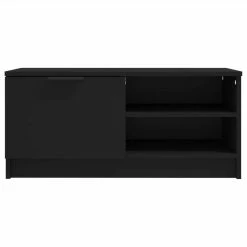 TV Cabinet Black 80x35x36.5 Cm Engineered Wood -NEWTRAL Sales Shop TV Cabinet Black 80x35x36 5 cm Engineered Wood 513366 4
