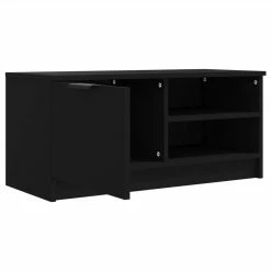 TV Cabinet Black 80x35x36.5 Cm Engineered Wood -NEWTRAL Sales Shop TV Cabinet Black 80x35x36 5 cm Engineered Wood 513366 5