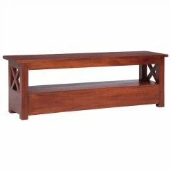 TV Cabinet Brown 120x30x40 Cm Solid Mahogany Wood 10 TV Cabinet Brown 120x30x40 Cm Solid Mahogany Wood -NEWTRAL Sales Shop TV Cabinet Brown 120x30x40 cm Solid Mahogany Wood 455953 4