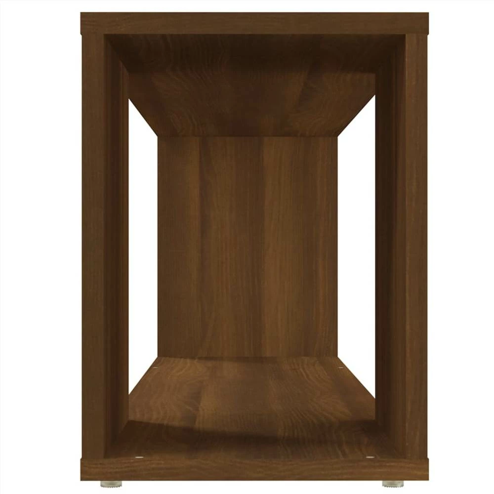 TV Cabinet Brown Oak 100x24x32 Cm Engineered Wood 6 TV Cabinet Brown Oak 100x24x32 Cm Engineered Wood - Image 6