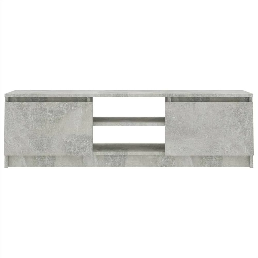 TV Cabinet Concrete Grey 120x30x35.5 Cm Chipboard 6 TV Cabinet Concrete Grey 120x30x35.5 Cm Chipboard - Image 6
