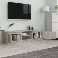 TV Cabinet Concrete Grey 140x40x35.5 Cm Chipboard 3 TV Cabinet Concrete Grey 140x40x35.5 Cm Chipboard -NEWTRAL Sales Shop TV Cabinet Concrete Grey 140x40x35 5 cm Chipboard 458025 3