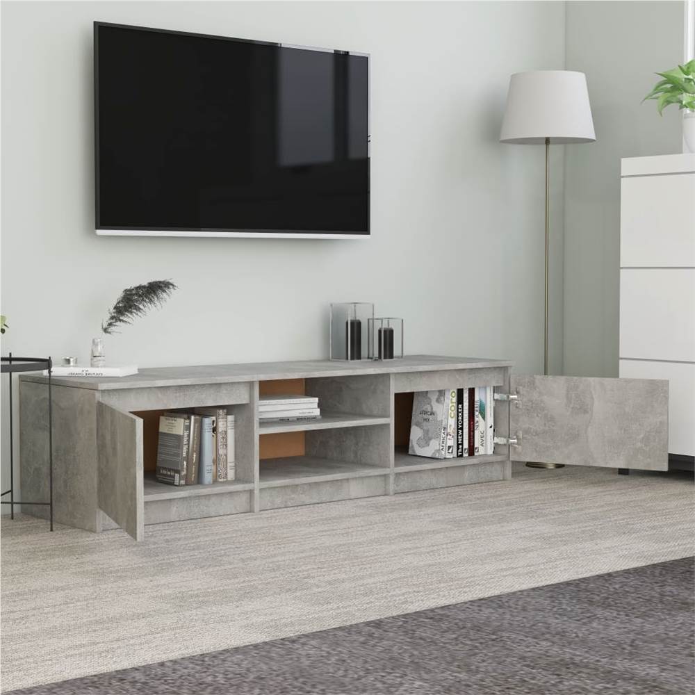 TV Cabinet Concrete Grey 140x40x35.5 cm Chipboard TV Cabinet Concrete Grey 140x40x35.5 Cm Chipboard -NEWTRAL Sales Shop TV Cabinet Concrete Grey 140x40x35 5 cm Chipboard 458025 3