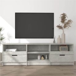 TV Cabinet Concrete Grey 150x33.5x45 Cm Engineered Wood