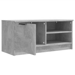 TV Cabinet Concrete Grey 80x35x36.5 Cm Engineered Wood -NEWTRAL Sales Shop TV Cabinet Concrete Grey 80x35x36 5 cm Engineered Wood 513631 5