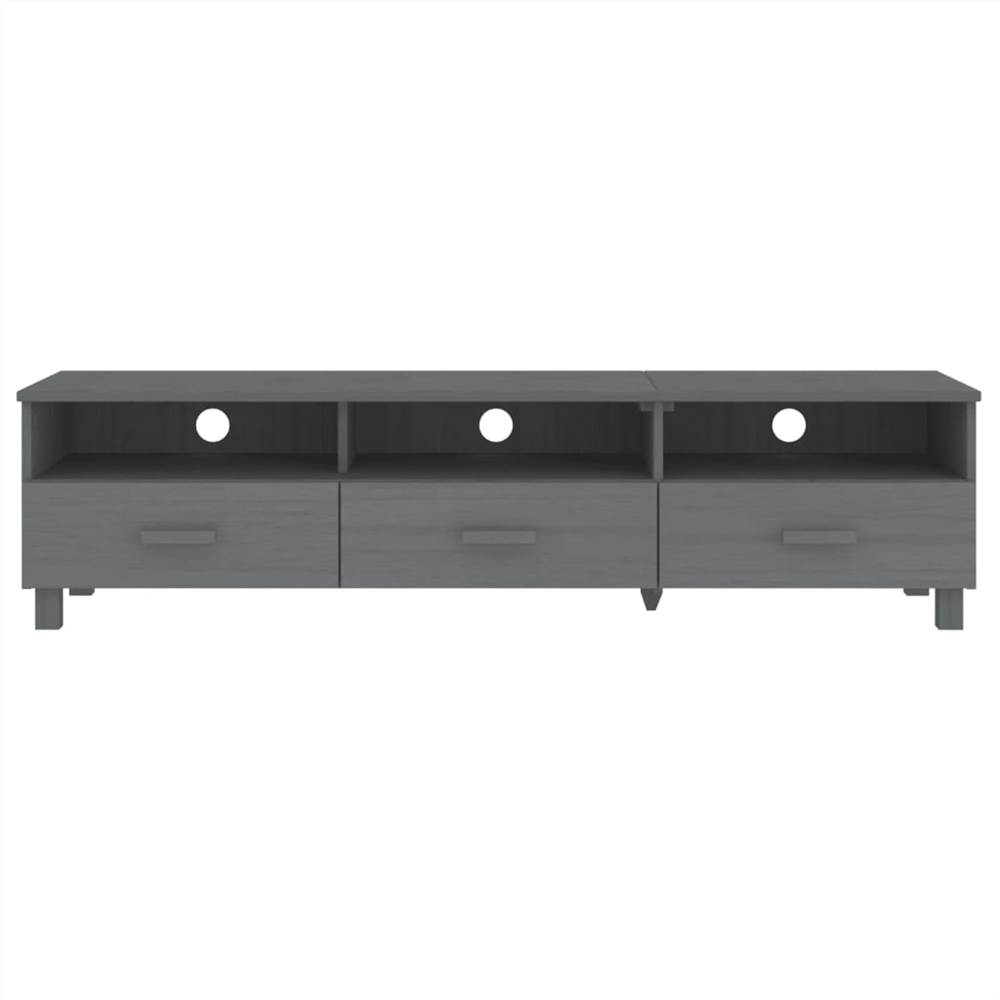 TV Cabinet Dark Grey 158x40x40 cm Solid Wood Pine TV Cabinet Dark Grey 158x40x40 Cm Solid Wood Pine -NEWTRAL Sales Shop TV Cabinet Dark Grey 158x40x40 cm Solid Wood Pine 503628 4