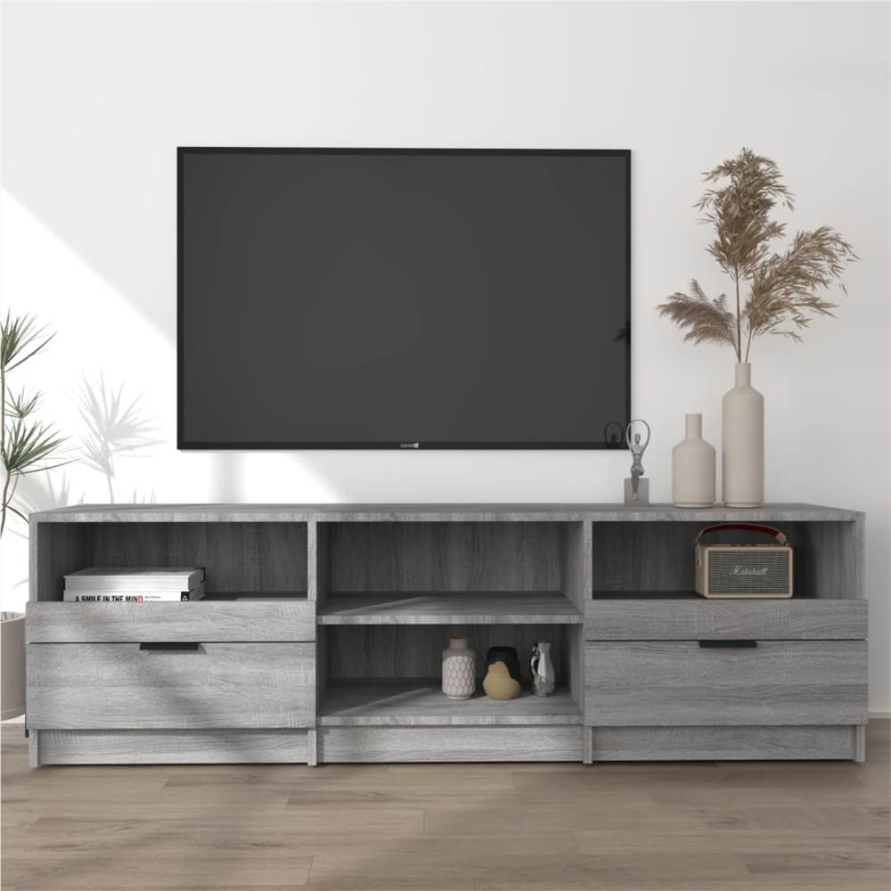 TV Cabinet Grey Sonoma 150x33.5x45 cm Engineered Wood TV Cabinet Grey Sonoma 150x33.5x45 Cm Engineered Wood -NEWTRAL Sales Shop TV Cabinet Grey Sonoma 150x33 5x45 cm Engineered Wood 514536 0