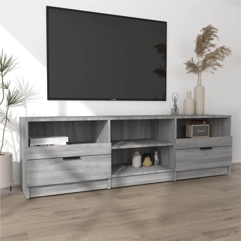 TV Cabinet Grey Sonoma 150x33.5x45 cm Engineered Wood TV Cabinet Grey Sonoma 150x33.5x45 Cm Engineered Wood -NEWTRAL Sales Shop TV Cabinet Grey Sonoma 150x33 5x45 cm Engineered Wood 514536 2