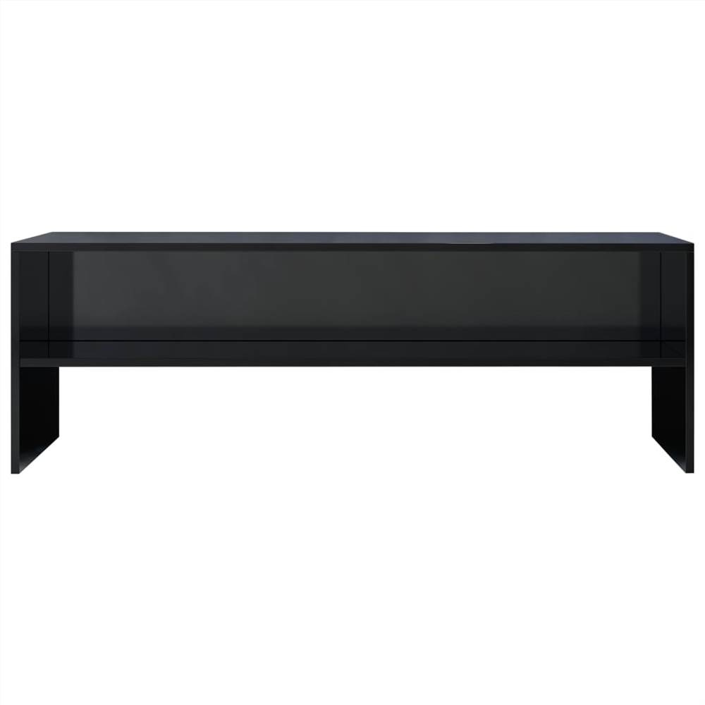 TV Cabinet High Gloss Black 120x40x40 cm Chipboard TV Cabinet High Gloss Black 120x40x40 Cm Chipboard -NEWTRAL Sales Shop TV Cabinet High Gloss Black 120x40x40 cm Chipboard 441935 3