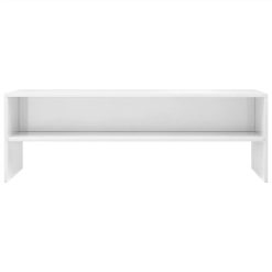 TV Cabinet High Gloss White 120x40x40 Cm Chipboard -NEWTRAL Sales Shop TV Cabinet High Gloss White 120x40x40 cm Chipboard 453024 3