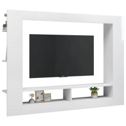 TV Cabinet High Gloss White 152x22x113 Cm Chipboard -NEWTRAL Sales Shop TV Cabinet High Gloss White 152x22x113 cm Chipboard 453072 2